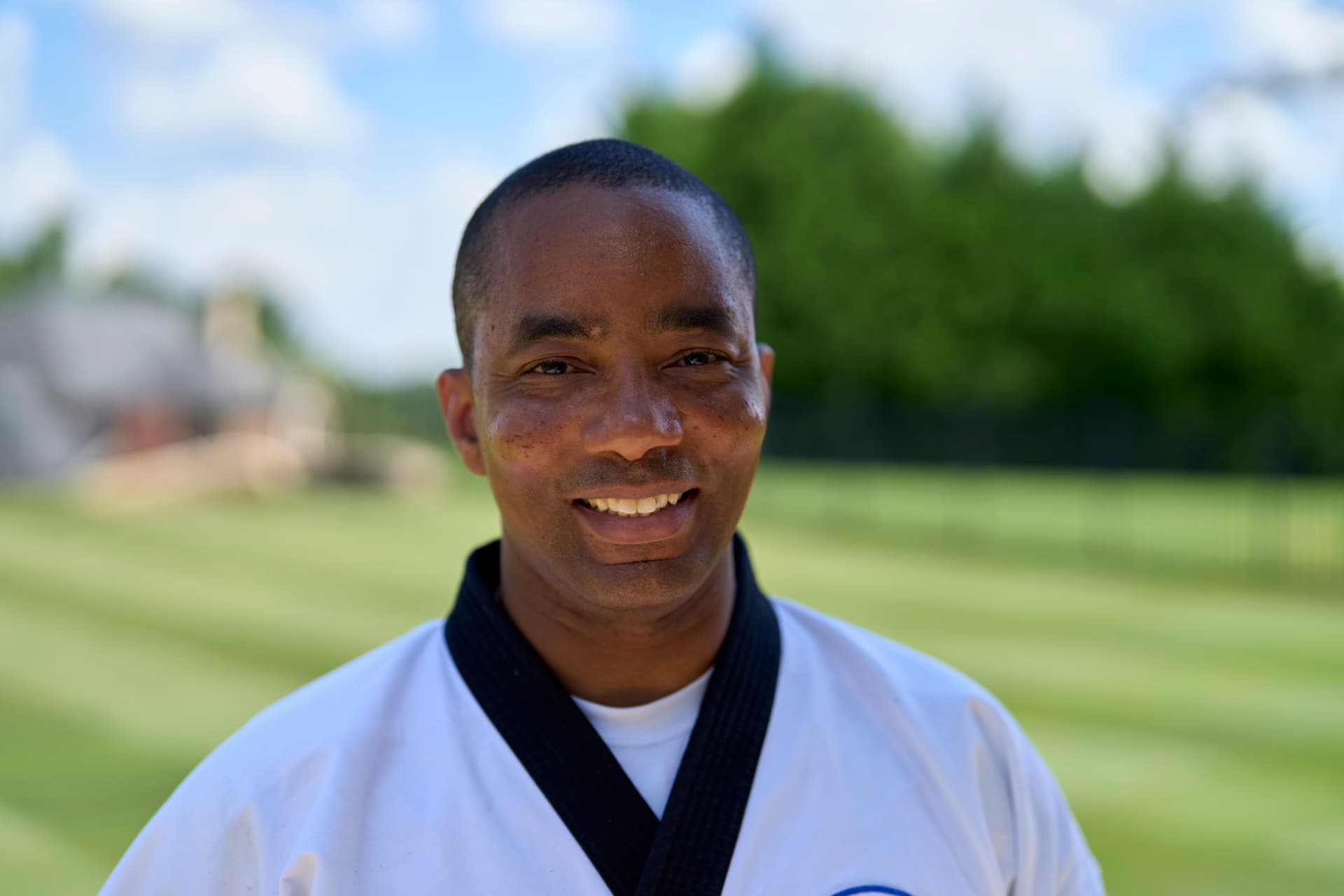 Rock Solid Karate instructor in uniform