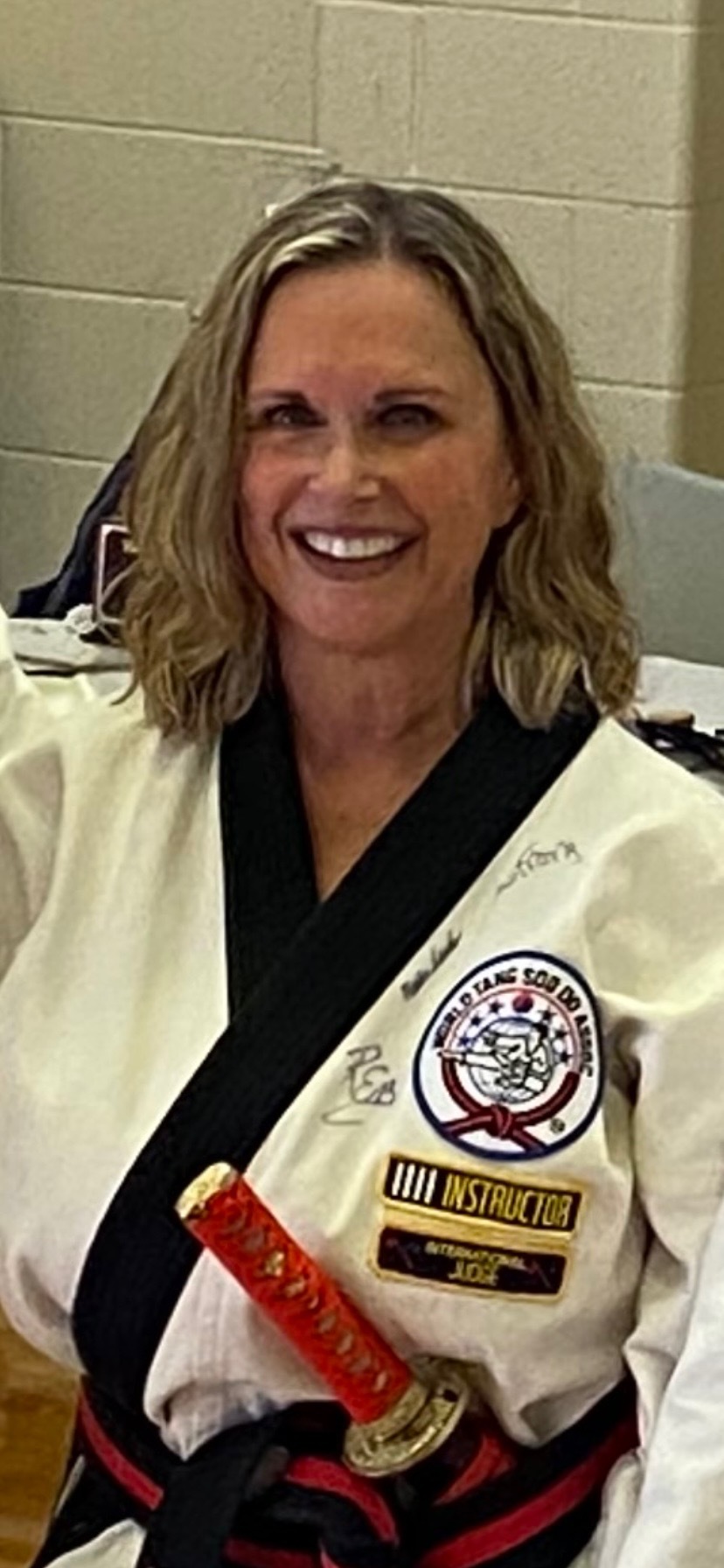 Rock Solid Karate instructor in uniform