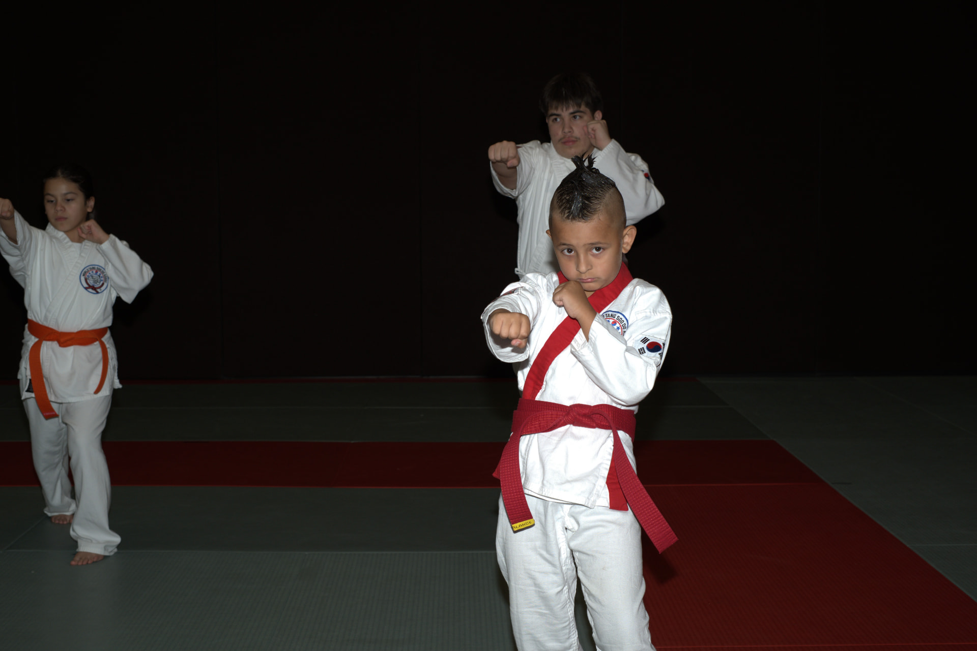 Rock Solid Karate instructors and students
