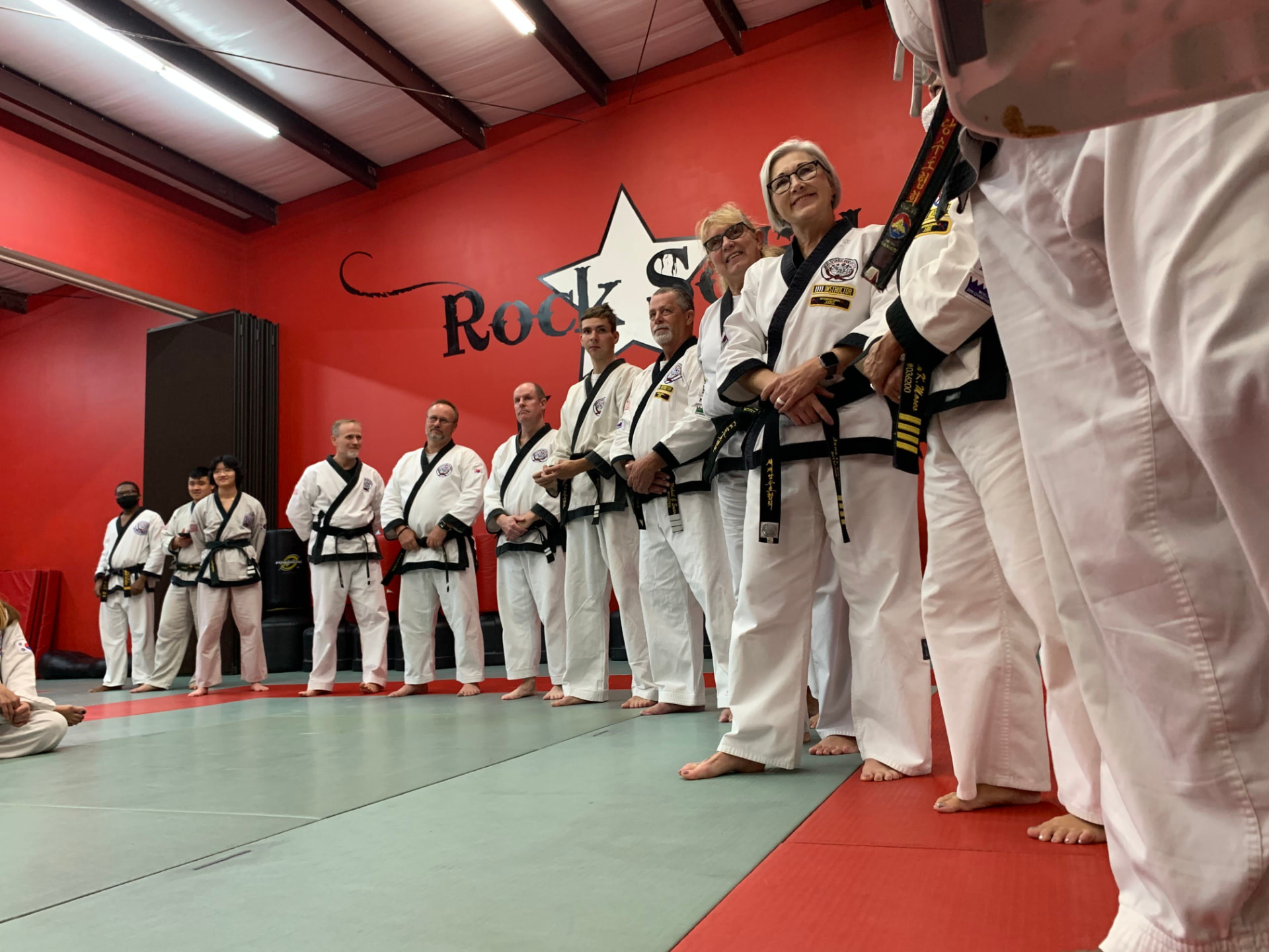 Adult Karate class at Rock Solid Karate